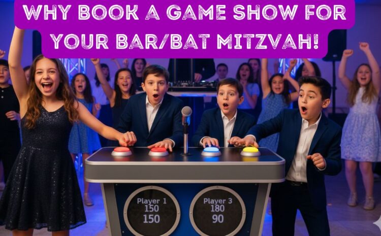  Book a modern Game Show Experience for your Bar/Bat Mitzvah!