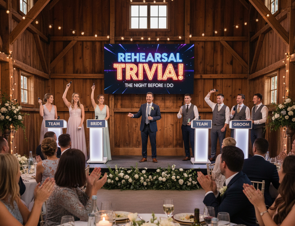 wedding rehearsal dinner entertainment Los Angeles